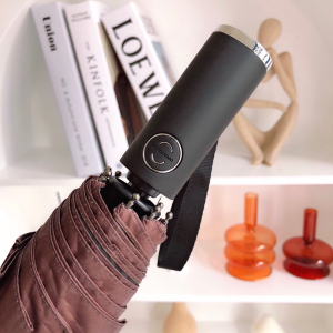 Luxury Womens Umbrella Louis Vuitton LV Bag Printed Brown Umbrella A144PP100 AA149442