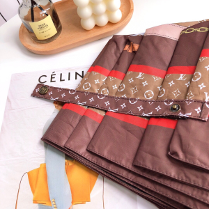 Luxury Womens Umbrella Louis Vuitton LV Bag Printed Brown Umbrella A144PP100 AA149442