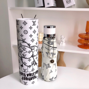 Luxury Womens Umbrella Louis Vuitton White Monogram Umbrella A144PP100 AA149440