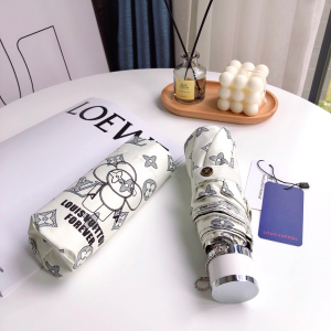 Luxury Womens Umbrella Louis Vuitton White Monogram Umbrella A144PP100 AA149440