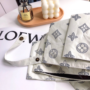 Luxury Womens Umbrella Louis Vuitton White Monogram Umbrella A144PP100 AA149440