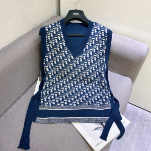 Dior Blue Oblique Reversible Tank Top 