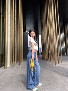 Luxury Womens Clothing Gucci Logo Print in White Cotton SML A154PP280 AA149834