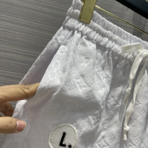 Luxury Womens Clothing Louis Vuitton Monogram Pants in White SML A154PP380 AA149837