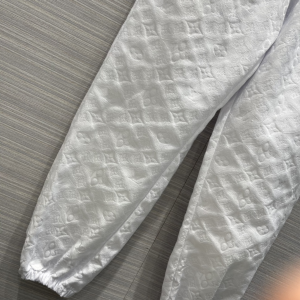 Luxury Womens Clothing Louis Vuitton Monogram Pants in White SML A154PP380 AA149837