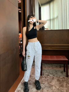 Luxury Womens Clothing Louis Vuitton Monogram Pants in White SML A154PP380 AA149837