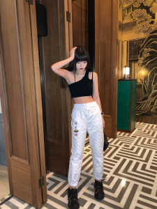 Luxury Womens Clothing Louis Vuitton Monogram Pants in White SML A154PP380 AA149837