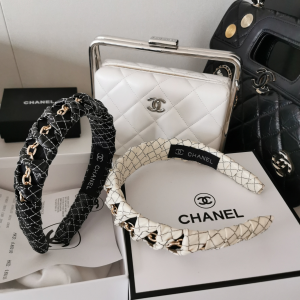Chanel Chain Fabric Headband 