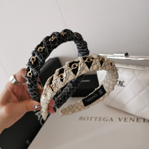 Luxury Womens Headband Chanel Chain Fabric Headband A152PP120 AA149817