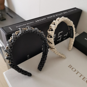 Luxury Womens Headband Chanel Chain Fabric Headband A152PP120 AA149817