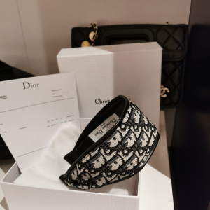Luxury Womens Headband Dior Oblique Jacquard Headband A152PP120 AA149818