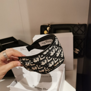 Luxury Womens Headband Dior Oblique Jacquard Headband A152PP120 AA149818