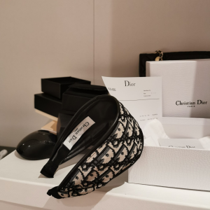 Luxury Womens Headband Dior Oblique Jacquard Headband A152PP120 AA149818