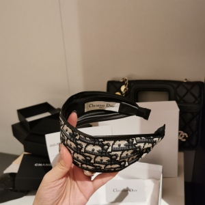 Luxury Womens Headband Dior Oblique Jacquard Headband A152PP120 AA149818
