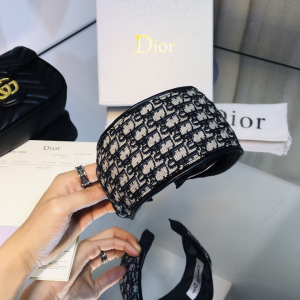 Luxury Womens Headband Dior Oblique Jacquard Headband A152PP120 AA149820