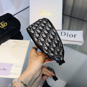 Luxury Womens Headband Dior Oblique Jacquard Headband A152PP120 AA149820