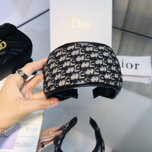 Luxury Womens Headband Dior Oblique Jacquard Headband A152PP120 AA149820