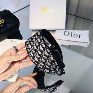 Luxury Womens Headband Dior Oblique Jacquard Headband A152PP120 AA149820