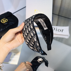 Luxury Womens Headband Dior Oblique Jacquard Headband A152PP120 AA149820