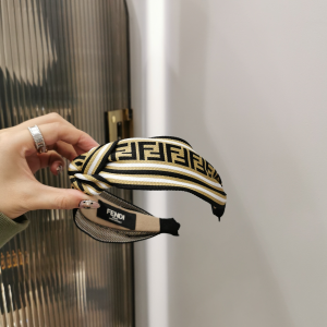 Luxury Womens Headband Fendi Classic FF Logo Headband A152PP120 AA149816