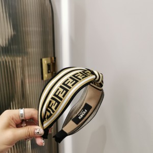 Luxury Womens Headband Fendi Classic FF Logo Headband A152PP120 AA149816