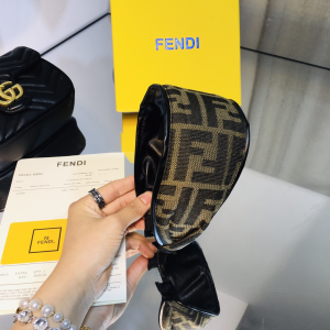 Luxury Womens Headband Fendi FF Logo Jacquard Headband A152PP120 AA149819