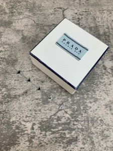 Luxury Womens Jewelry Prada Triangle Logo Bracelet Black A152PP160 AA149803