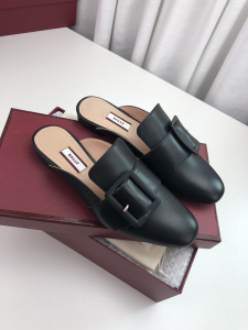 Bally Janesse Mules Slippers Janelle Buckle Black Calfskin Bally Janesse Mules Slippers Janelle Buckle Black Calfskin