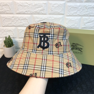 Burberry Hose Check Bucket Cap Hats 