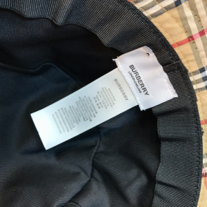 Luxury Womens Hats Burberry Hose Check Bucket Cap Hats A190PP90 AA149934