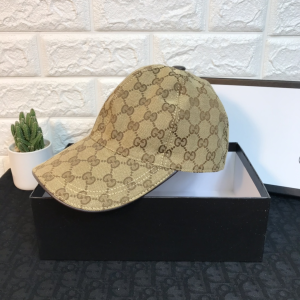 Luxury Womens Hats Gucci GG Canvas Baseball Cap Hats Beige A190PP100 AA149945
