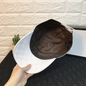 Luxury Womens Hats Gucci GG Canvas Baseball Cap Hats OFF White A190PP100 AA149943