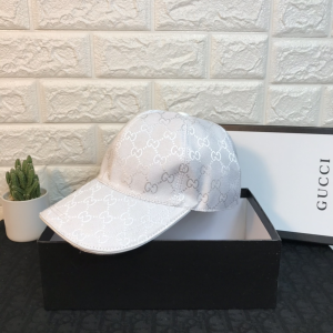 Luxury Womens Hats Gucci GG Canvas Baseball Cap Hats OFF White A190PP100 AA149943