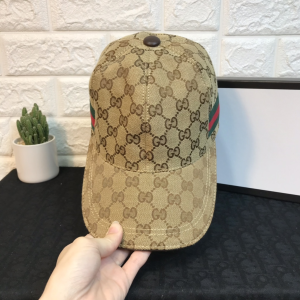 Luxury Womens Hats Gucci GG Canvas Web Baseball Cap Hats Beige A190PP100 AA149939