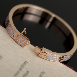 Luxury Womens Jewelry Cartier Vip Diamonds Love Bracelet in Gold A205PP680 AA150074