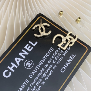 Luxury Womens Jewelry Chanel Crystal CC Logo NO5 Earrings A205PP150 AA150071