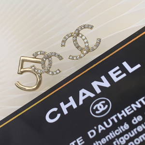 Luxury Womens Jewelry Chanel Crystal CC Logo NO5 Earrings A205PP150 AA150071