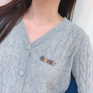 Luxury Womens Jewelry Chanel Crystal Coco Brooch A205PP160 AA150070