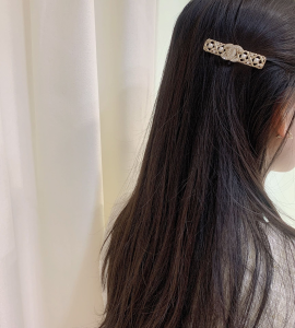 Luxury Womens Jewelry Chanel Diamond CC Logo Gold Hair Accessory A205PP160 AA150069