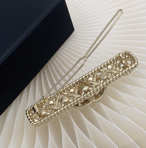 Luxury Womens Jewelry Chanel Diamond CC Logo Gold Hair Accessory A205PP160 AA150069
