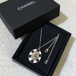 Chanel Round Pendant Necklace 