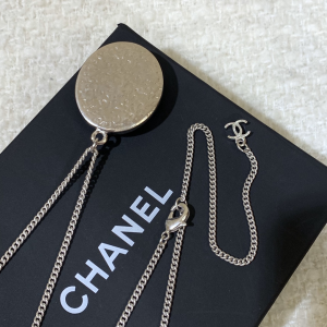 Luxury Womens Jewelry Chanel Round Pendant Necklace A205PP160 AA150079