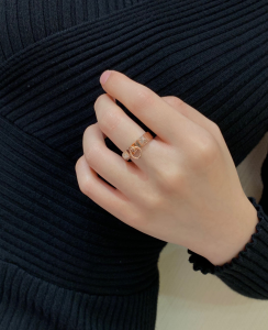 Luxury Womens Jewelry Hermes Collier De Chien Crystals Rings A205PP200 AA150073