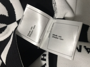 Luxury Womens Clothing Chanel CC Logo Cotton Tank Top Black SML SML A29PP280 AA150193