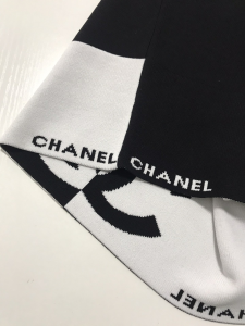 Luxury Womens Clothing Chanel CC Logo Cotton Tank Top Black SML SML A29PP280 AA150193