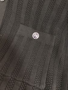 Luxury Womens Clothing Chanel CC Logo Knitwear Cardigan Black SML A29PP480 AA150197