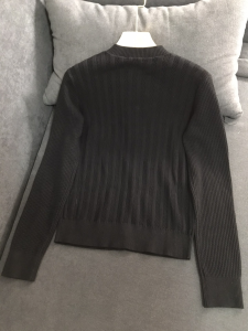 Luxury Womens Clothing Chanel CC Logo Knitwear Cardigan Black SML A29PP480 AA150197