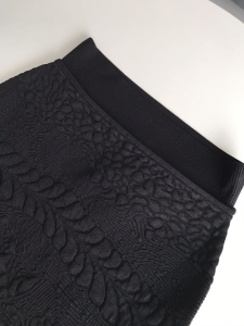 Luxury Womens Clothing Fendi Black Cotton Skirt SML 36 38 40 A29PP680 AA150183