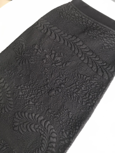 Luxury Womens Clothing Fendi Black Cotton Skirt SML 36 38 40 A29PP680 AA150183