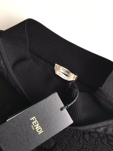 Luxury Womens Clothing Fendi Black Cotton Skirt SML 36 38 40 A29PP680 AA150183